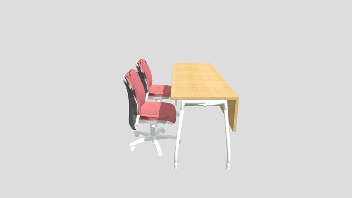UTAIL2020- Mozilla- Desk-minimum 3D Model