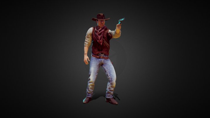 Cowboy 3D Model