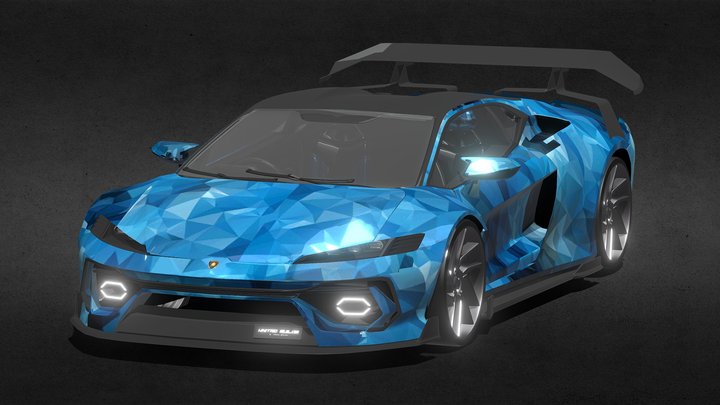 Lamborghini Temerario Modified | Widebody 3D Model