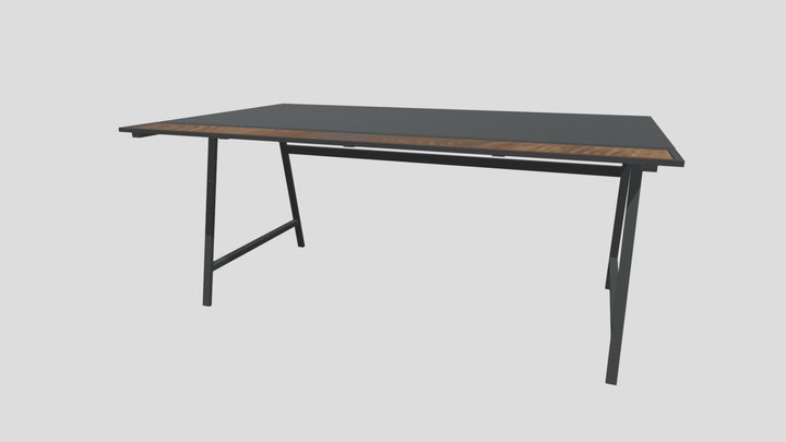 Modern desk. 3D Model