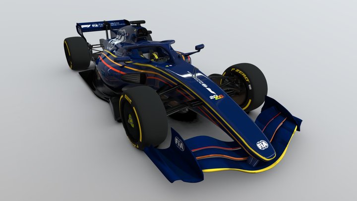 FIA F1 2026 FOM Car 3D Model