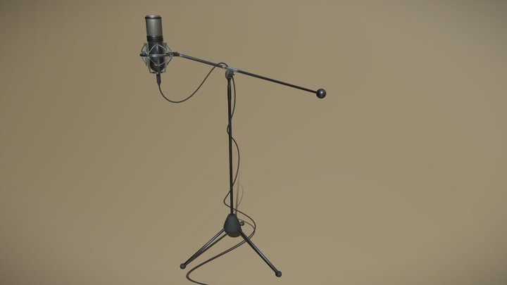 Microphone 3D Model