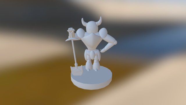 shovel knight 3D Model