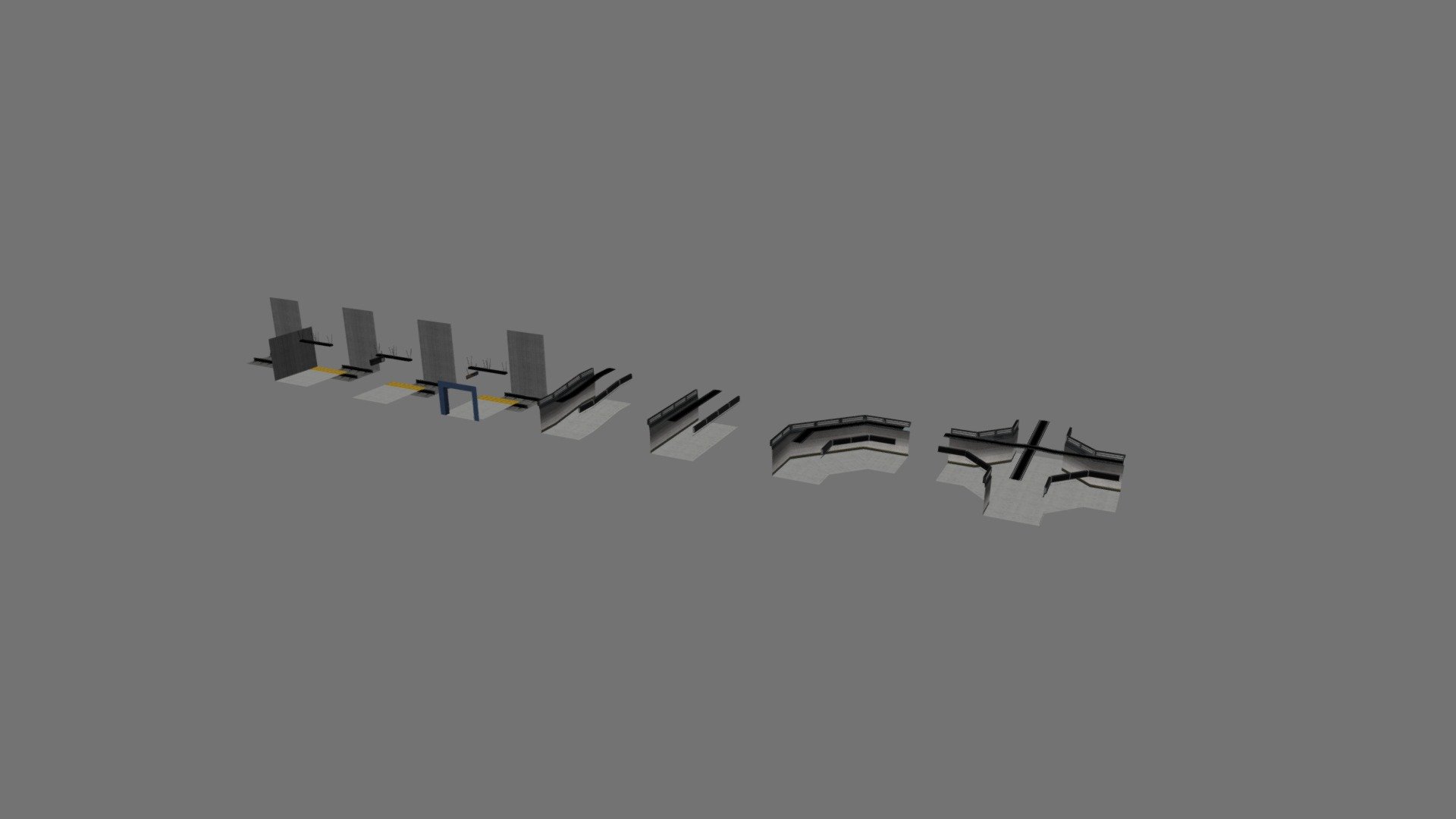 Subway platform modules
