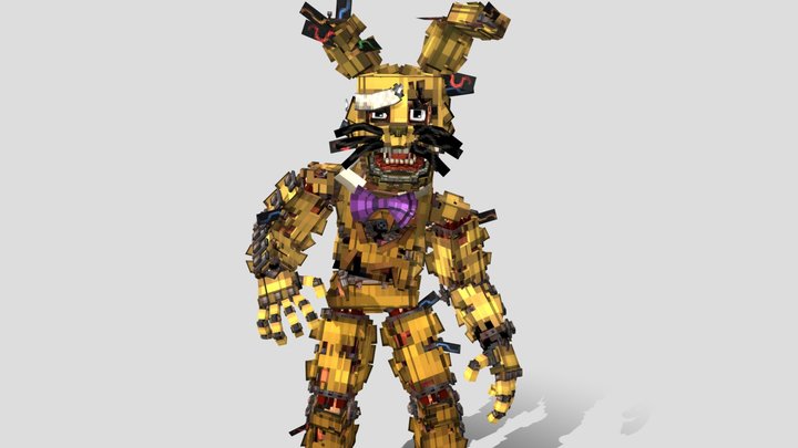 Anima Springtrap V2 by HystericalPanda 3D Model