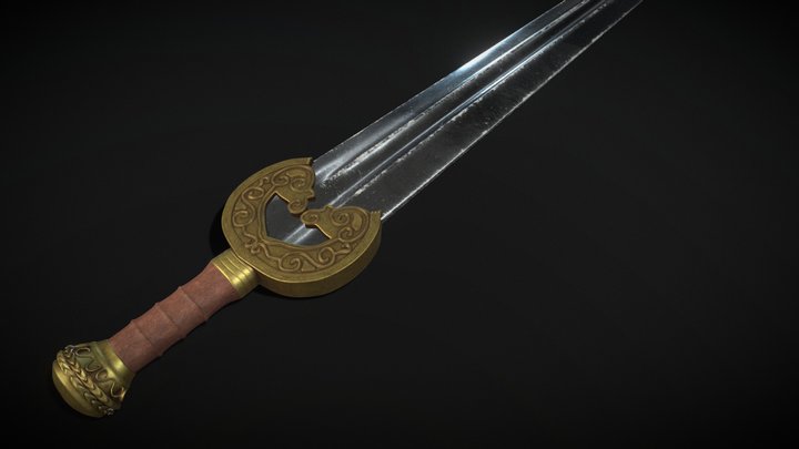 Sword of Theoden of Rohan 3D Model