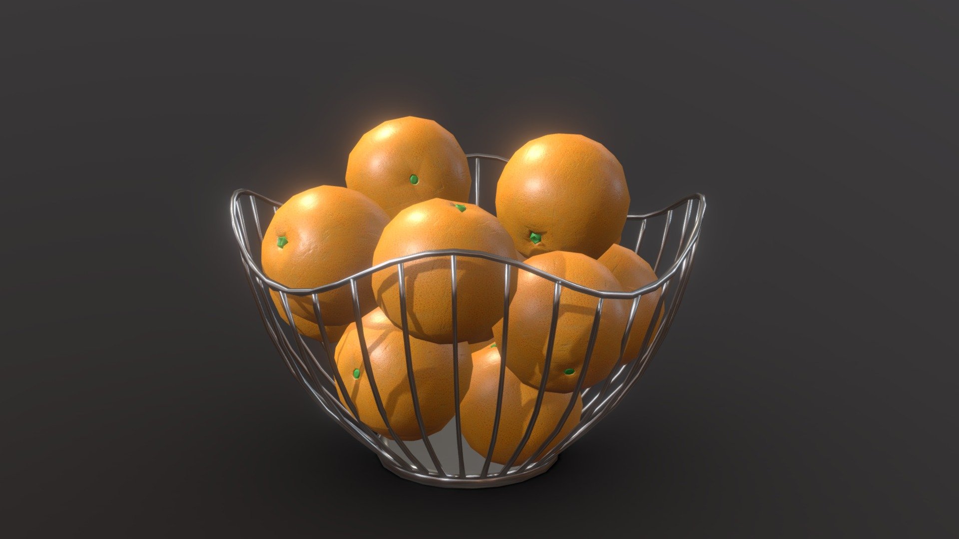 Basket of Oranges