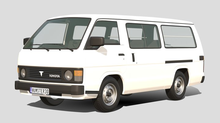 1982 Toyota Hiace Combi – Modèle 3D gratuit STL