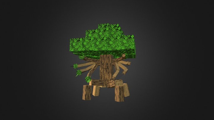 Oak angry ent 3D Model