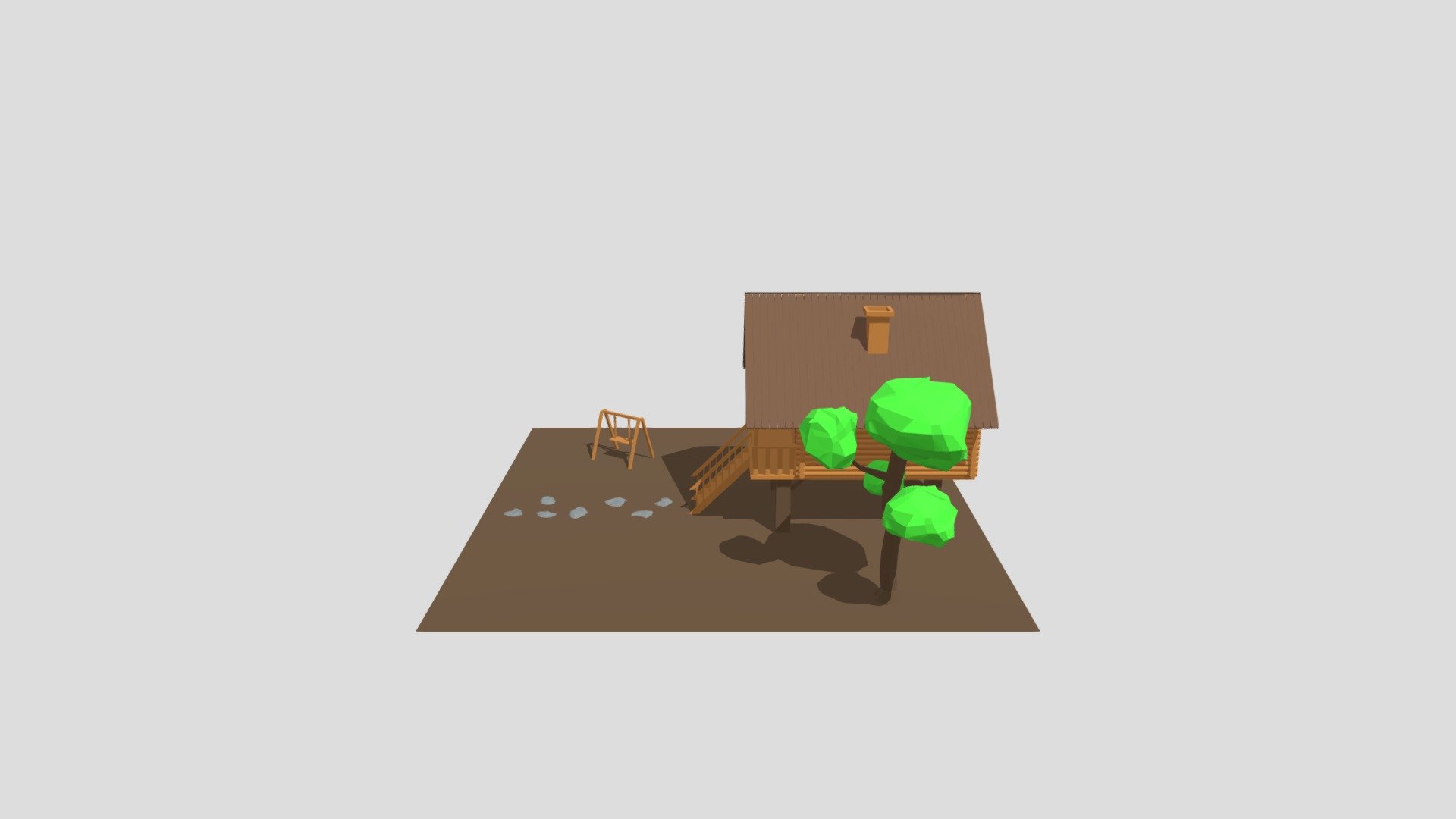 Low Poly Cabin