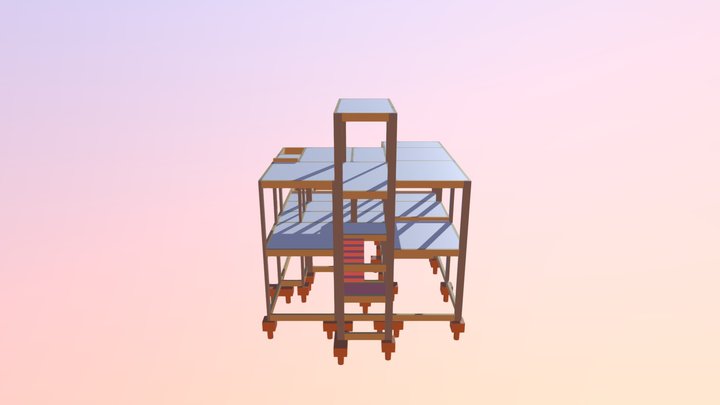 Estrutural Condomínio Setvillage 3D Model