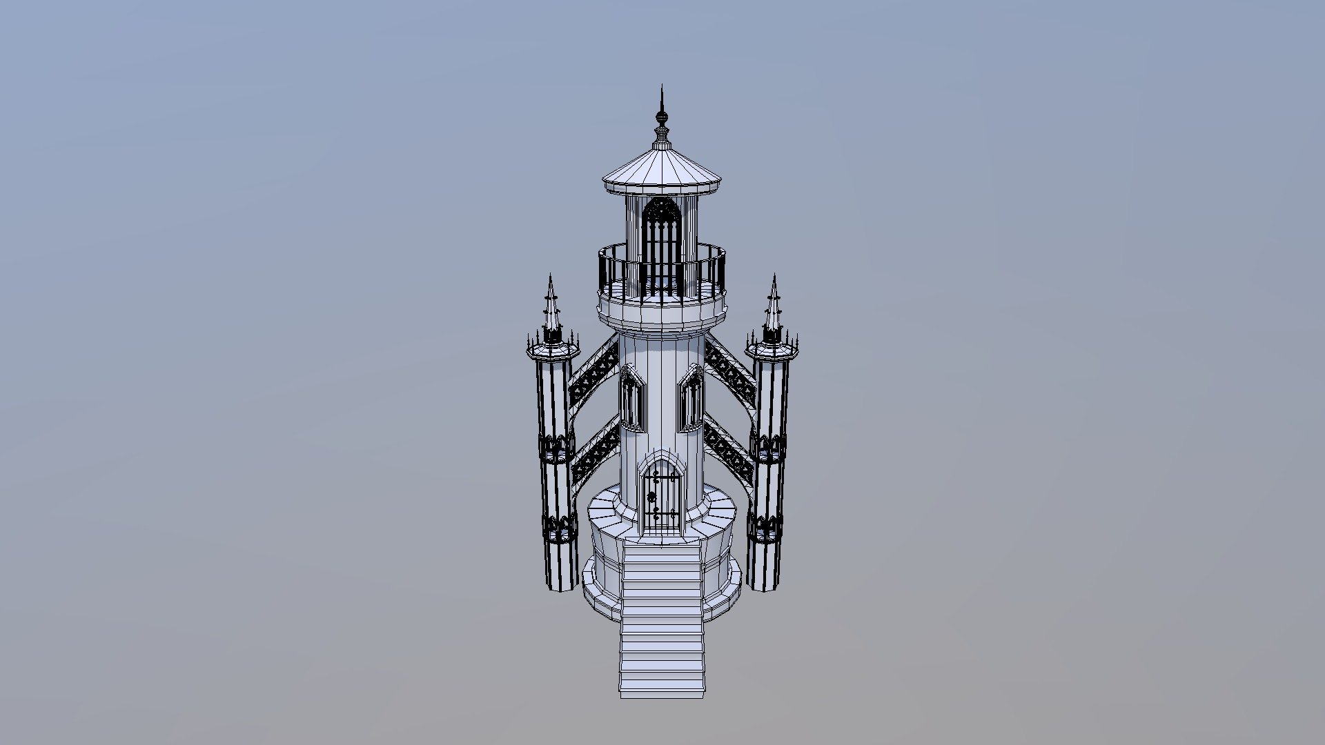 Gothic Lighthouse - 3D model by Rachel Rietjens (@rachelrietjens ...