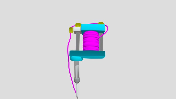 Sewing machine pocket 3D Model