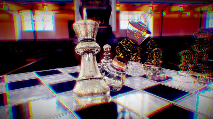 Glass Chess Board – Free 3D Model STL