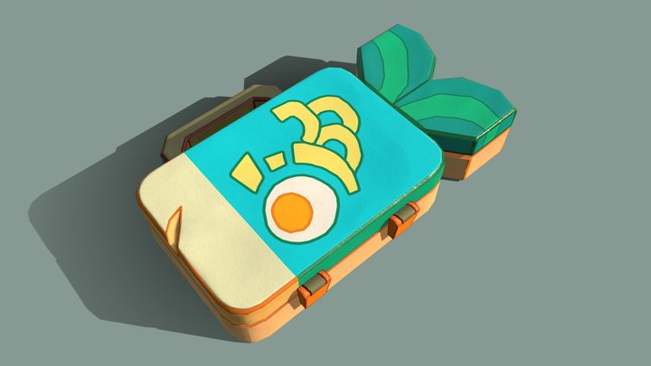 Fishy Lunchbox 3D Model