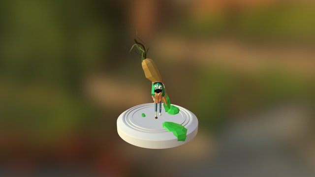 Gumi Zombie 3D Model
