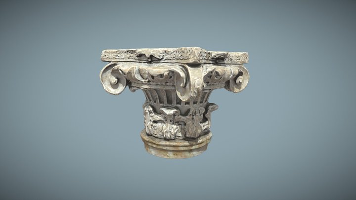 Capitel romano 3D Model