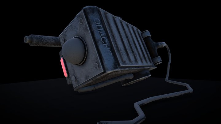 ski-fi robot damage soma 3D Model