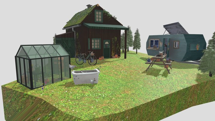 1GGP03_Vereeken_Sienna_Diorama_EcoHouse 3D Model