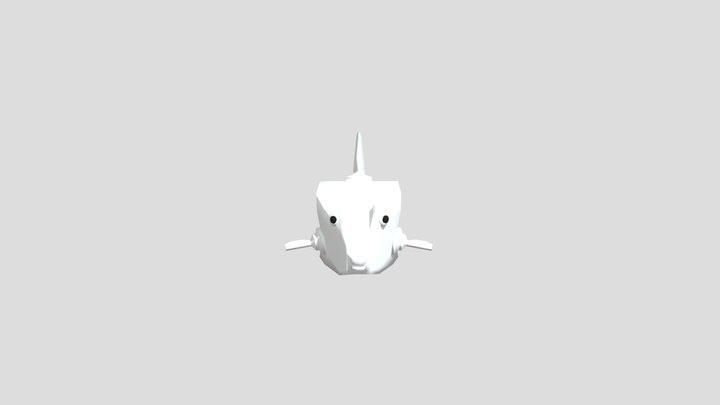Box Fish Dude 3D Model