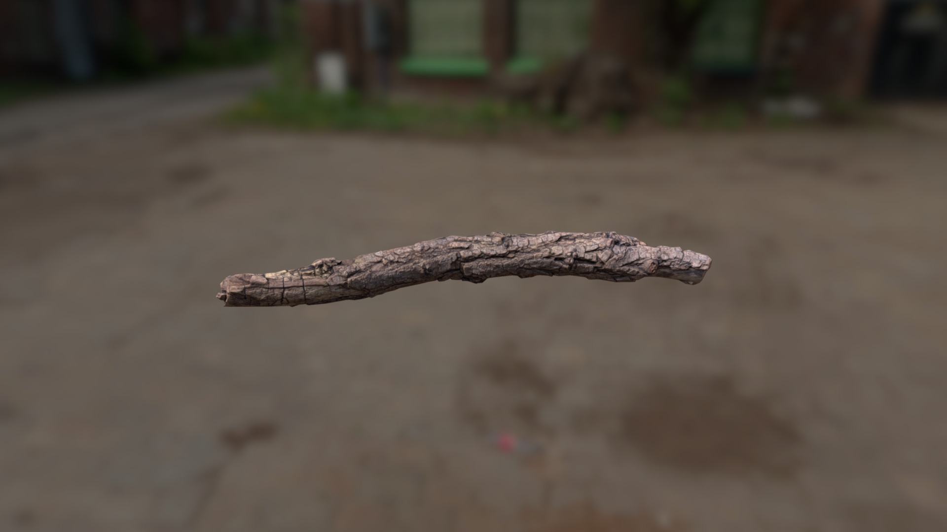 3D model Branch4 Lowpoly - This is a 3D model of the Branch4 Lowpoly. The 3D model is about a snake on a concrete surface.