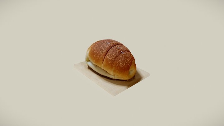 소금빵 3D Model