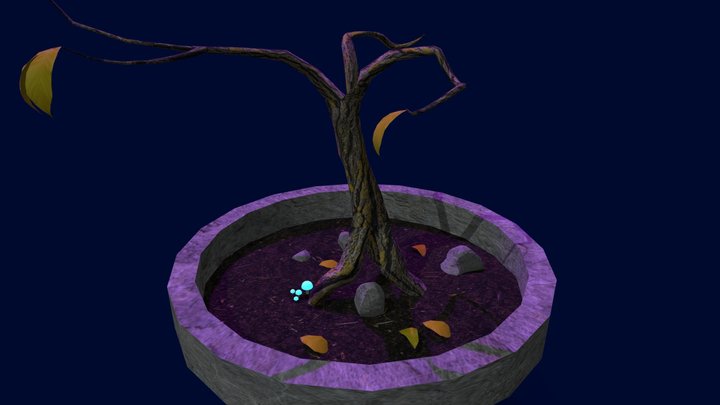 Moonlit Garden 3D Model