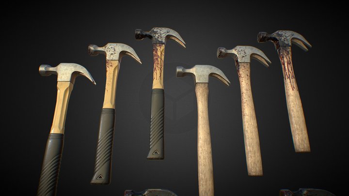Bloody Hammer 3D Model
