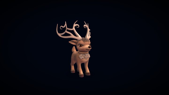 3D Deer Model 3D Model