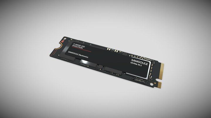 SSD_M2 3D Model