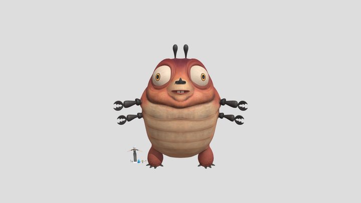 Monsters Vs Alien PC Character 3D Model