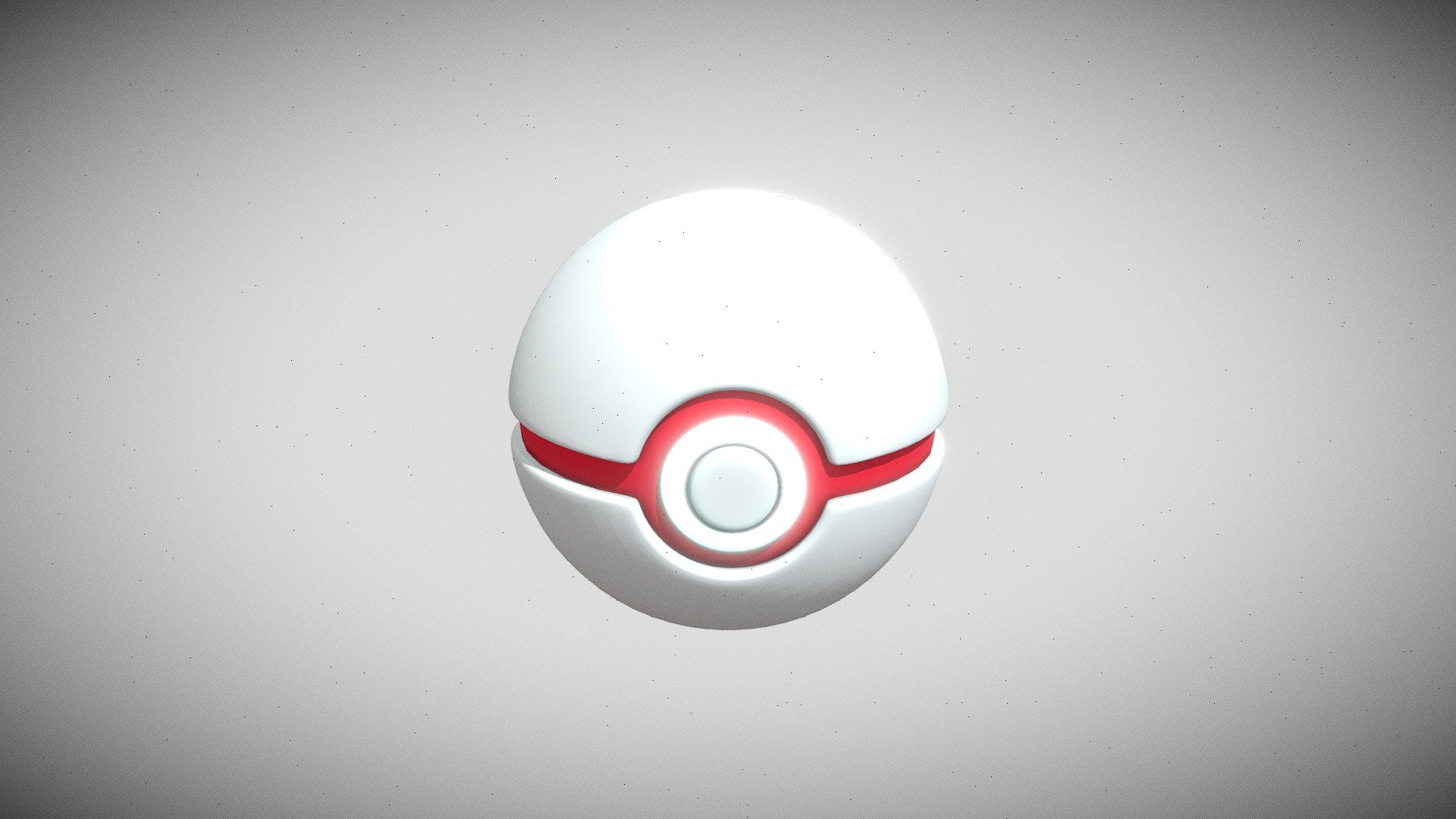 Premier Ball Pokemon 3D model by Jake_hilton [b9d7b91] Sketchfab