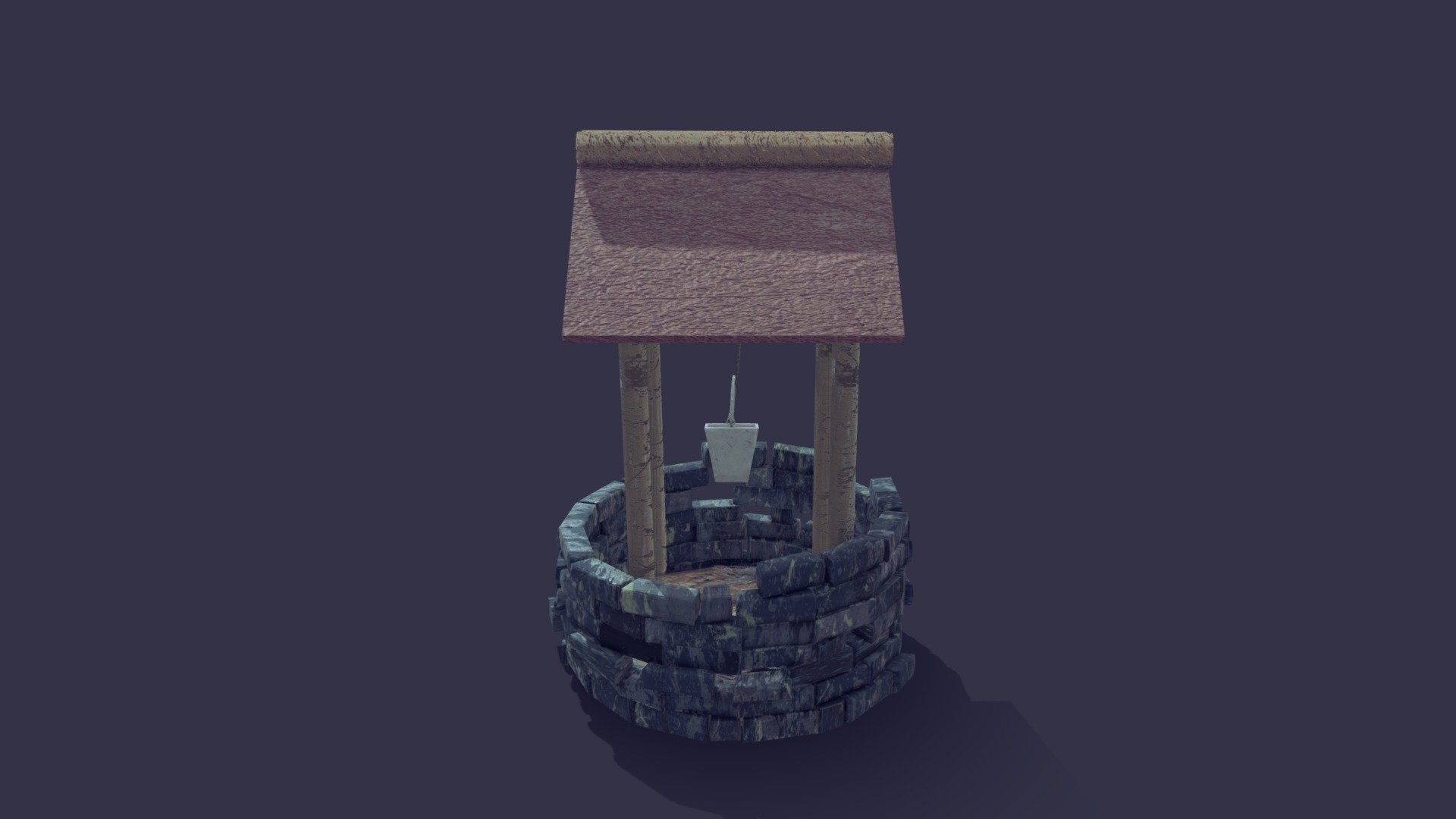an old fashion stone well