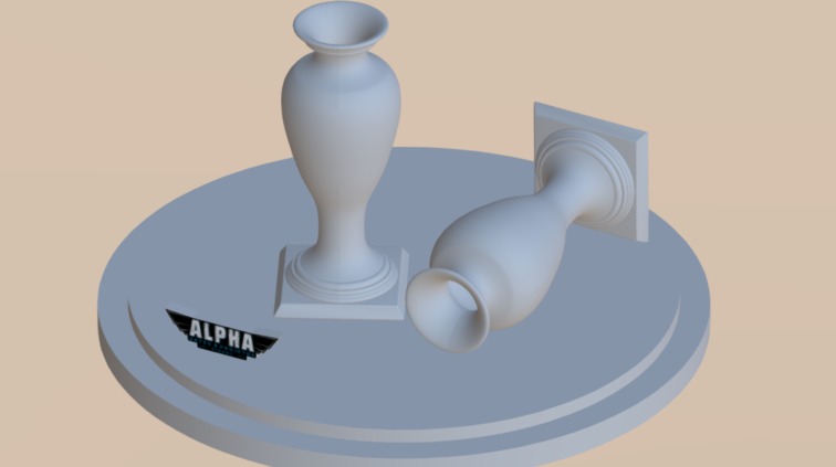 Vaso modelagem 3ds