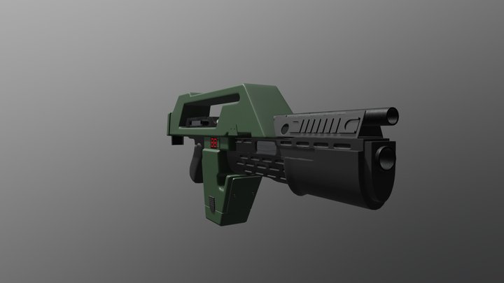 M41A Pulse Rifle 3D Model