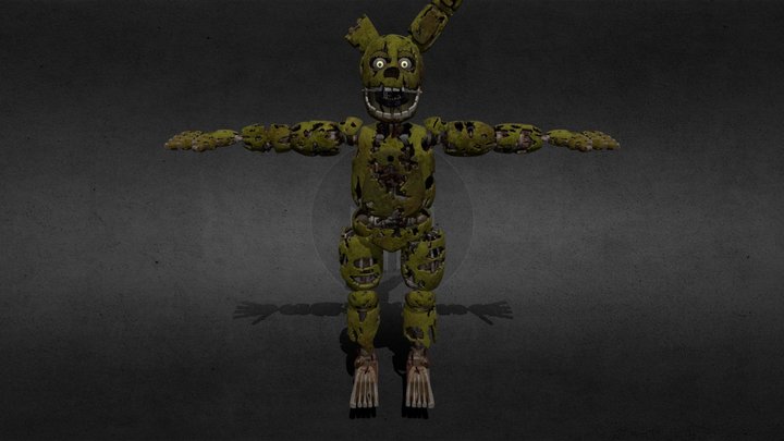Springtrap Help Wanted 3D Model