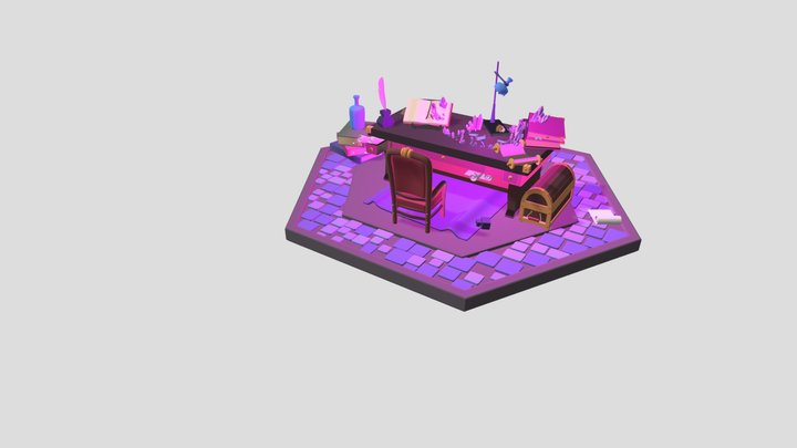 Alximik Table 3D Model