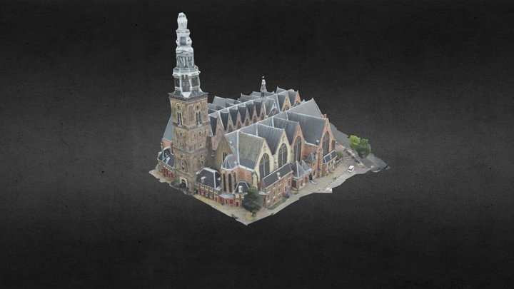 Oude Kerk, Amsterdam 3D Model