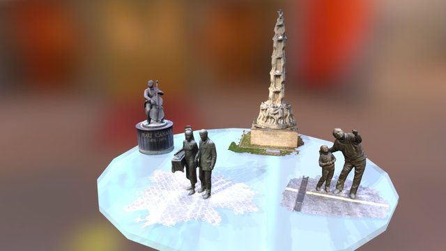 Monuments El Vendrell 3D Model