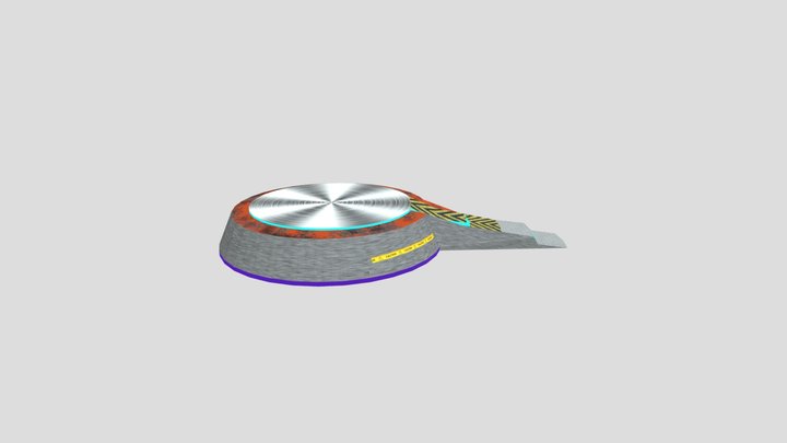 Stargate lik-ish Ring Portal 3D Model