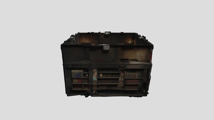 Lost Place Area Bookstore 3D Model