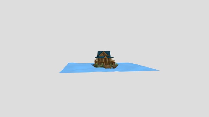 SeaSide_House__With_Texture 3D Model