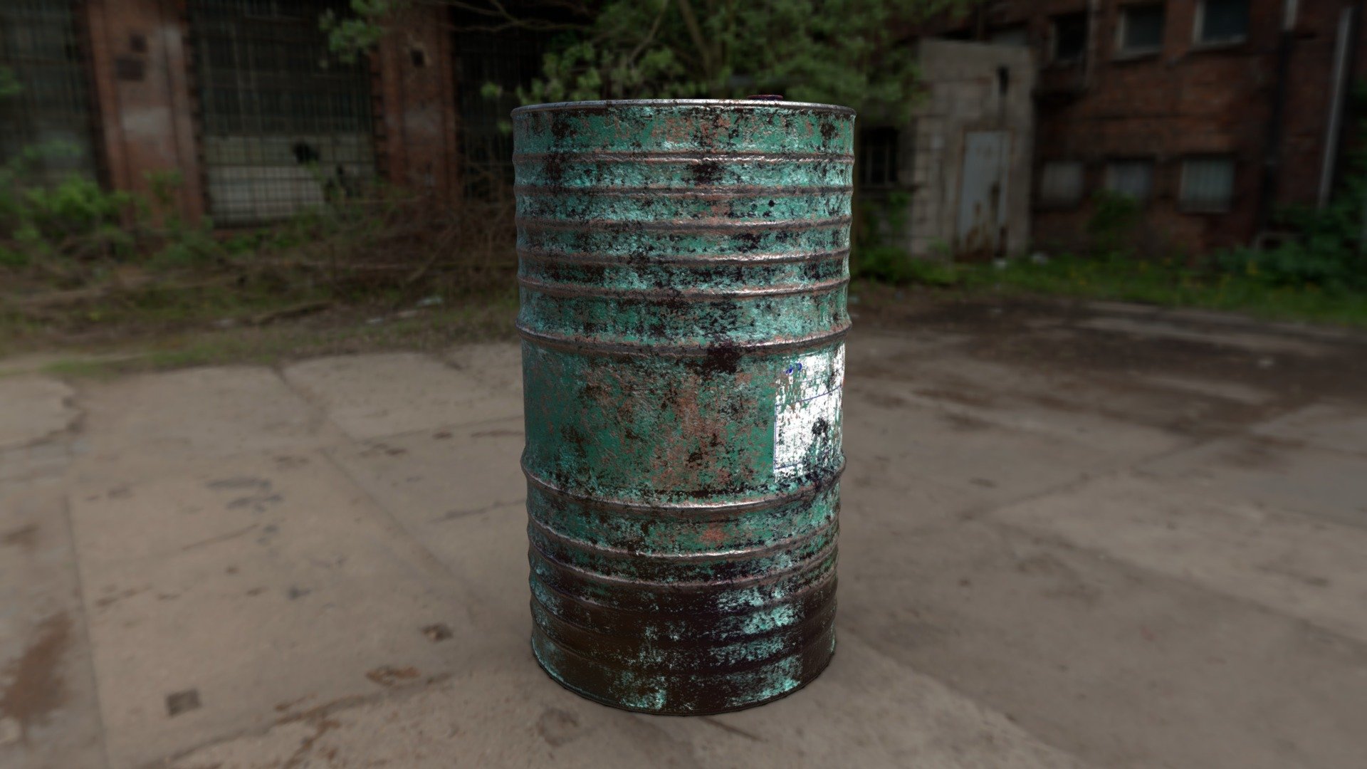 Dirty Oil Drum