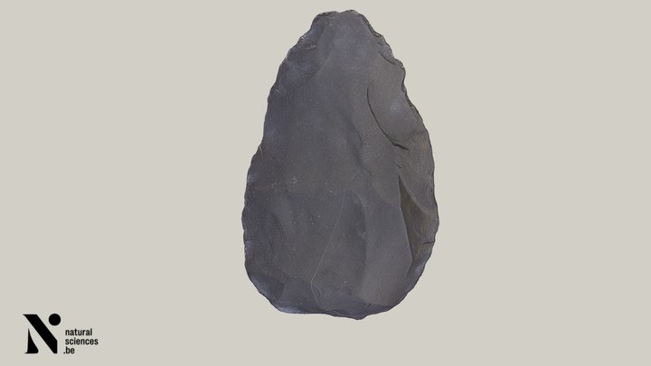 Phthanite handaxe Spy 3D Model