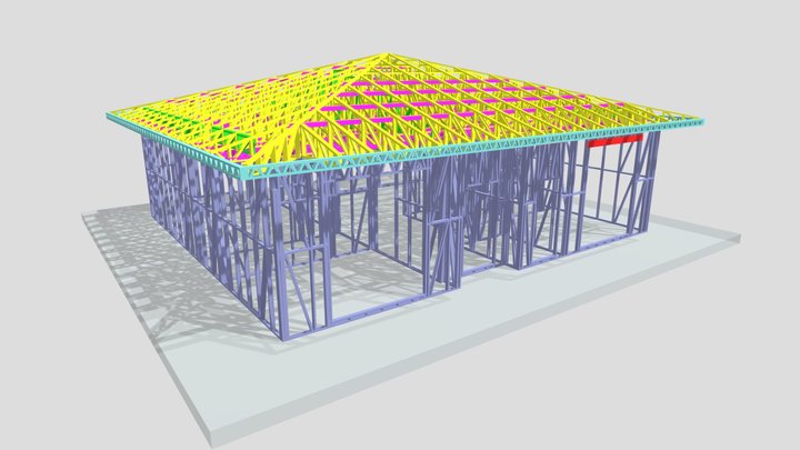 Dom 11x12_3 3D Model