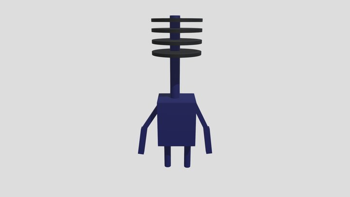 Modulater Siren Head 3D Model