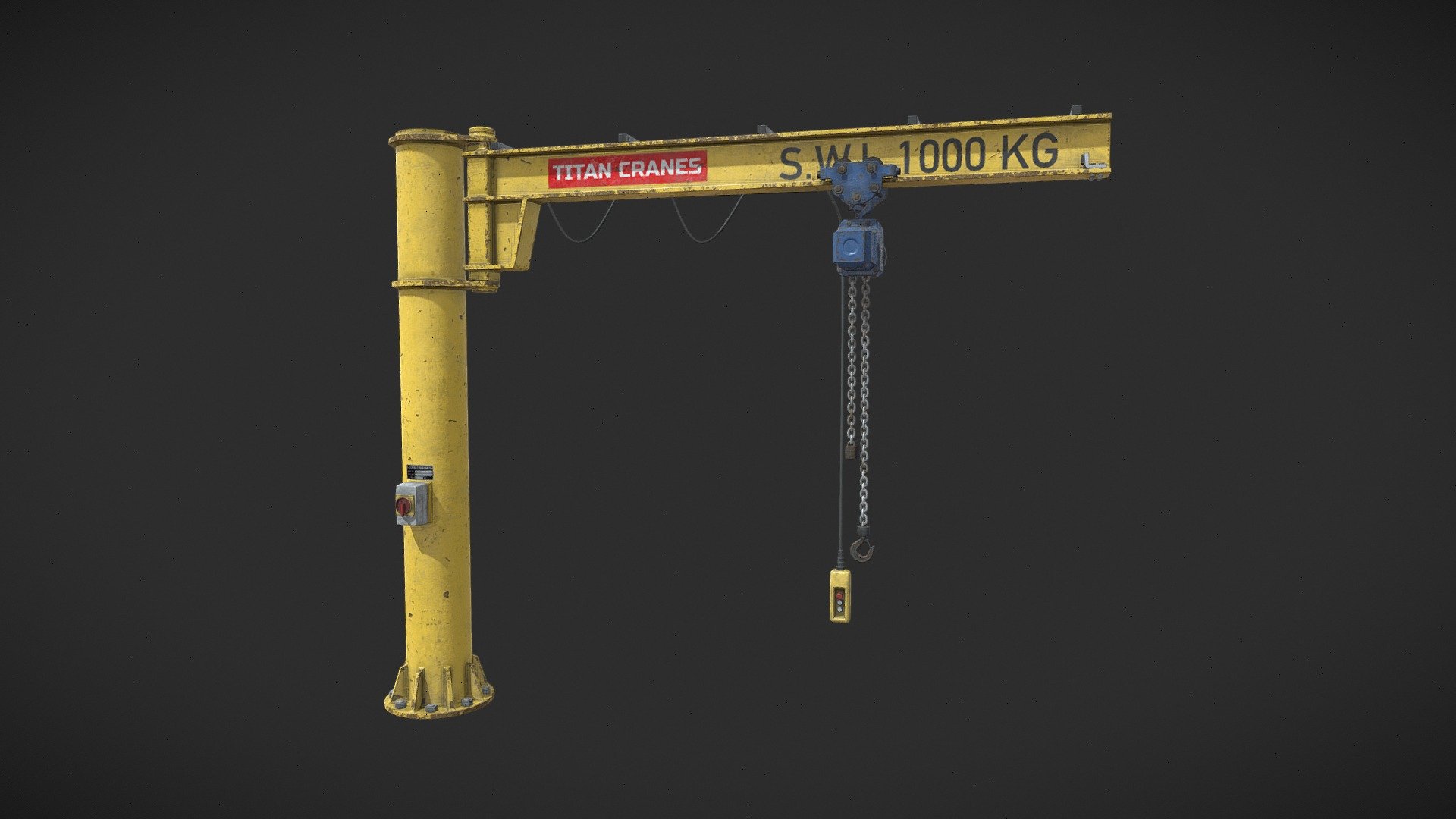 Jib Crane - 3D model by hutcheson3D [b9e2d5e] - Sketchfab