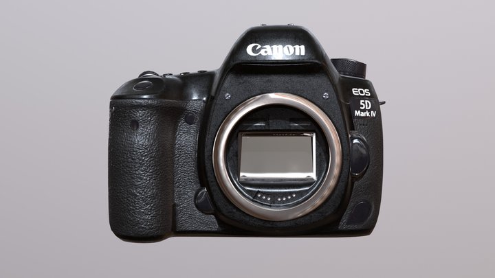 Canon 5D mark IV Test 3D Model
