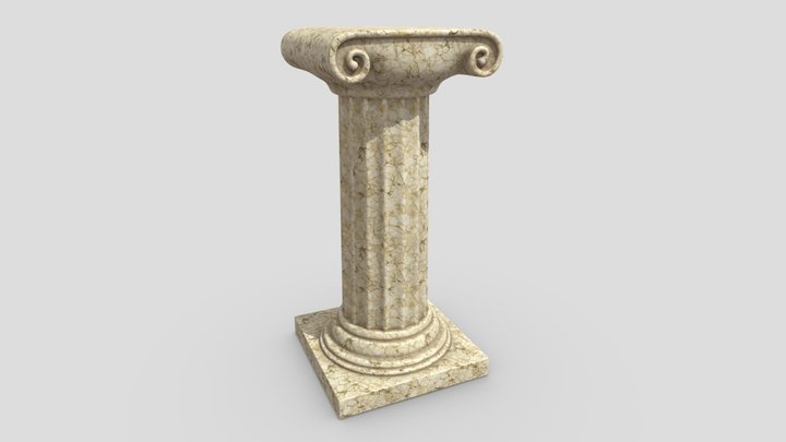 Antique Columns 3D Model