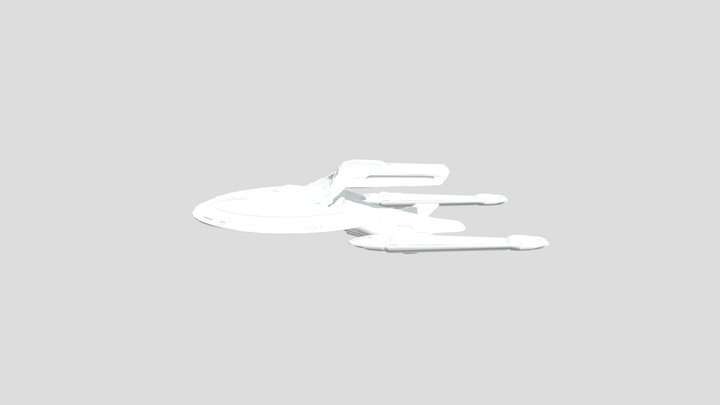 Premonition Class remake from Star Trek armada 3D Model